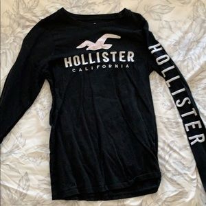 Black hollister slim tee